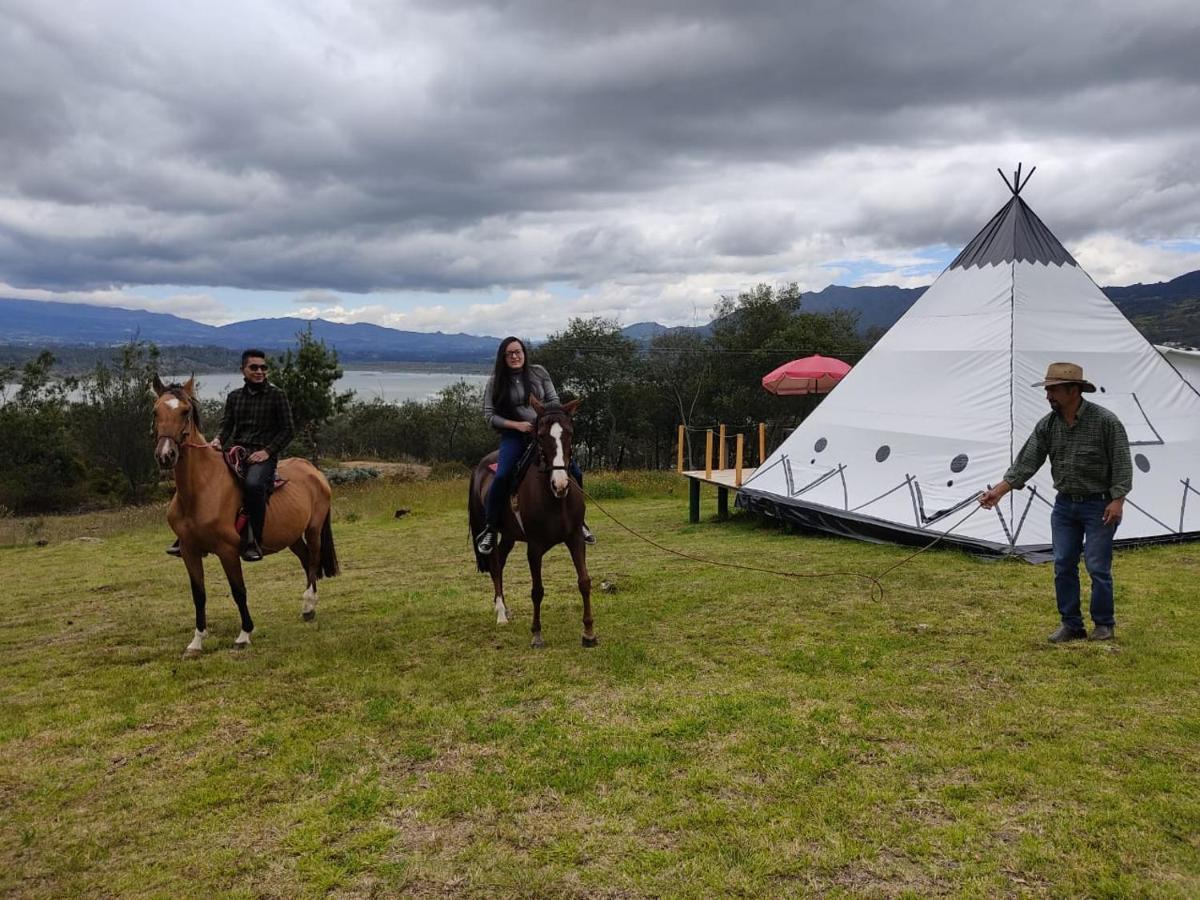 Glamping Hospedaje Mafer 과타비타 외부 사진